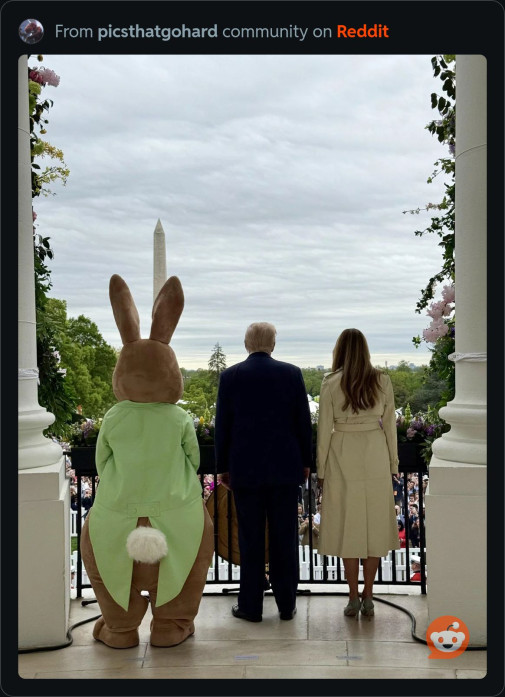 veľká noc trump